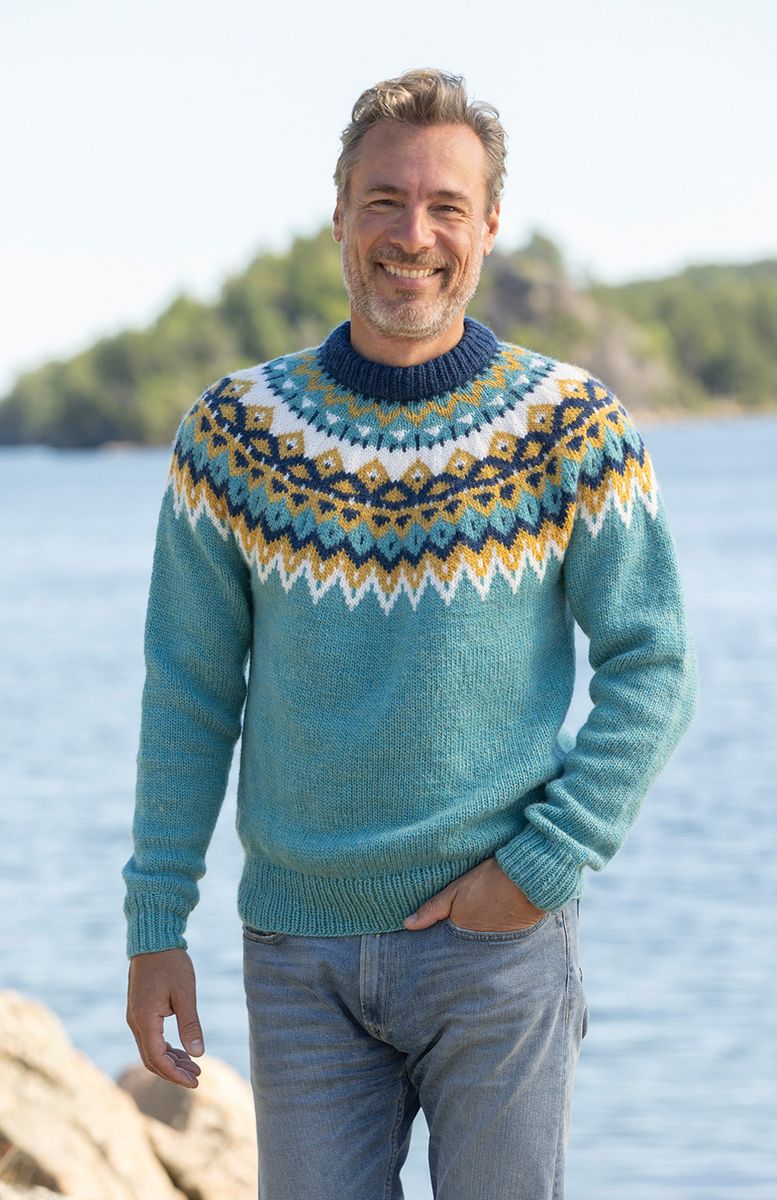 Kraft Genser Turkis fra Viking