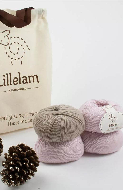 Håndstrikkepakke Barn fra Lillelam