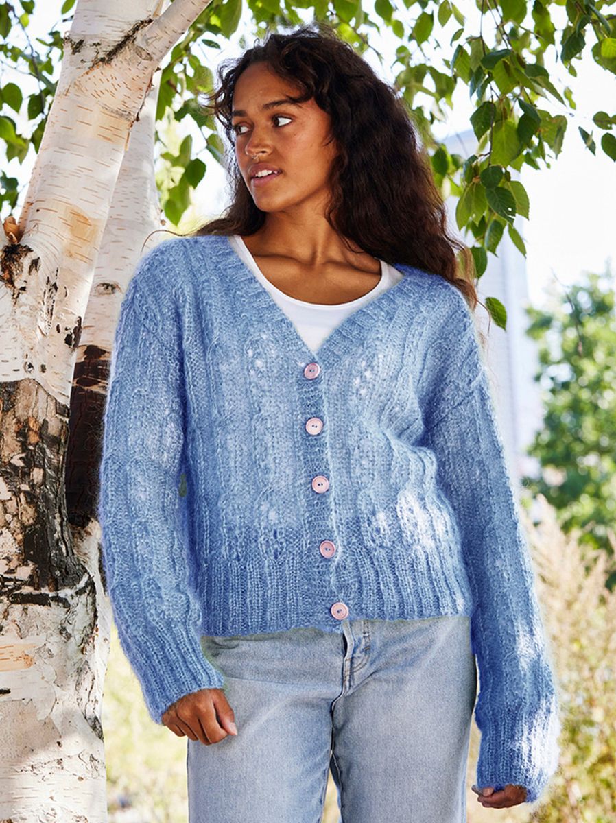 Jakke m/hullmønster by Permin